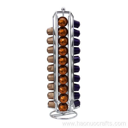 360 rotating coffee capsule holder